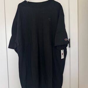 Men’s Champion tshirt in Black with embroidered logo 3XT